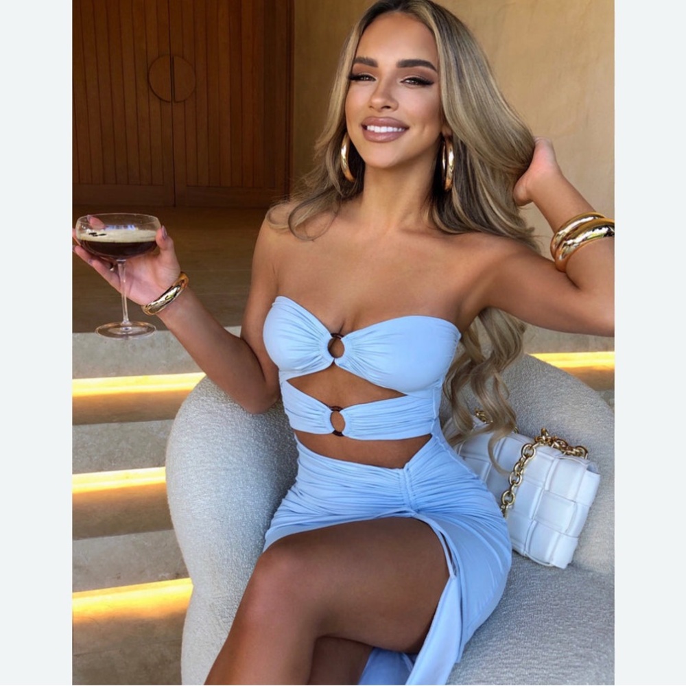 Babyboo L.F Sheree Maxi Dress Baby Blue
